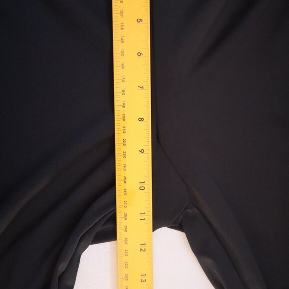 Denise Austin Qwick-Dri Ladies Black Size Large Elastic Waist Capri Length Pants - Picture 13 of 15